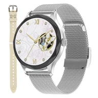 Smartwatch - Enter DTD.111.1111.5311-SET srebrny - miniaturka - grafika 1