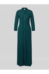 Długa sukienka z listwą guzikową model SAVANNA - YAS - Sukienki - miniaturka - grafika 1