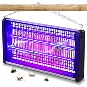 Lampy owadobójcze - LAMPA OWADOBÓJCZA 30W PUŁAPKA NA KOMARY MUCHY ĆMY ELEKTRYCZNA UV SKUTECZNA - miniaturka - grafika 1