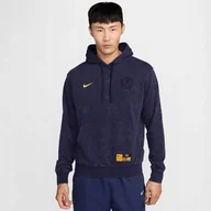 Bluzy męskie - Bluza Nike Inter Mediolan Club trzecia FZ8579-498 granatowy XL - miniaturka - grafika 1