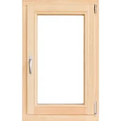 Okna - Okno drewniane sosnowe 3-szybowe fasadowe LM 90 O4 565x835 mm rozwierno-uchylne prawe do wewnątrz Lupol - miniaturka - grafika 1