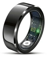 Smartband - Beafon Smart Ring SR6 Nie Inteligentny pierścień do śledzenia aktywności IP68 Czarny - miniaturka - grafika 1