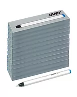 Długopisy - LAMY T11 wkłady do długopisu kulkowego, zestaw 12 sztuk z dużym zapasem atramentu i końcówką do pisania ze stali nierdzewnej w kolorze niebieskim (zmywalnym), do długopisów kulkowych, model 311 Lamy - miniaturka - grafika 1