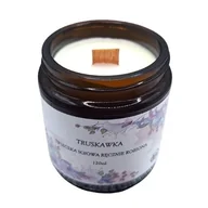 Świece - Świeczka Sojowa Ręcznie Robiona o Zapachu Truskawki (120 ml) - miniaturka - grafika 1