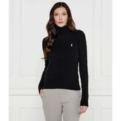 Swetry damskie - POLO RALPH LAUREN Wełniany golf | Regular Fit | z dodatkiem kaszmiru - miniaturka - grafika 1
