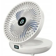 Gadżety USB - Przenośny MINI wentylator na Biurko Cichy BEZPRZEWODOWY 5 poziomów USB - miniaturka - grafika 1