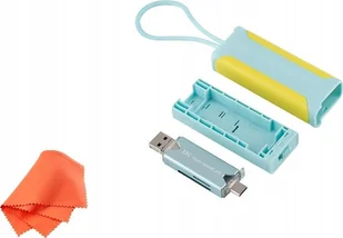 Pokrowiec JJC Etui na karty pamięci JJC MCR-STM5BY z czytnikiem kart USB 3.0 - Torby fotograficzne i futerały - miniaturka - grafika 1