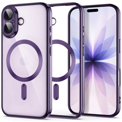 Etui TECH-PROTECT MagFlex MagSafe do Apple iPhone 17 Lśniący lawendowy