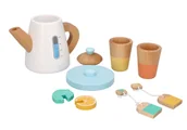 Łamigłówki - Drewniany zestaw herbaciany z czajnikiem i kubeczkami - miniaturka - grafika 1