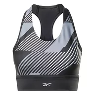 Biustonosze - Reebok Damski biustonosz sportowy, czarny, S - miniaturka - grafika 1
