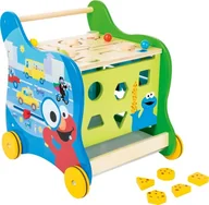 Chodziki - Small Foot Chodzik drewniany dla dzieci Ulica Sezamkowa uniw 10969 - miniaturka - grafika 1