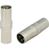 Kable - Redukcja adapter przejściówka 2x XLR męski RA3XMM Roxtone - miniaturka - grafika 1