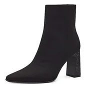 Botki damskie - MARCO TOZZI Damskie botki na obcasie 2-25303-41, czarny Comb, 39 EU - miniaturka - grafika 1