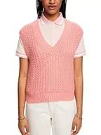 Swetry damskie - ESPRIT 023ee1i314 Damski Sweter, 670/różowy., S - miniaturka - grafika 1