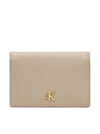 Etui na dokumenty i karty - Calvin Klein Etui na karty kredytowe Min Monogram 6cc Flap Cardcase LV04F1063G Brązowy - miniaturka - grafika 1