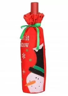 ŚWIĄTECZNY POKROWIEC WINO ALKOHOL FILCOWY ETUI Z7 - Ozdoby bożonarodzeniowe - miniaturka - grafika 1