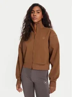 Bluzy damskie - adidas by Stella McCartney Bluza Knitted Track Top JX6782 Brązowy Regular Fit - miniaturka - grafika 1