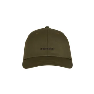 Czapka z daszkiem Icebreaker 6 Panel Hat loden/black - ONE SIZE - Czapki męskie - miniaturka - grafika 1
