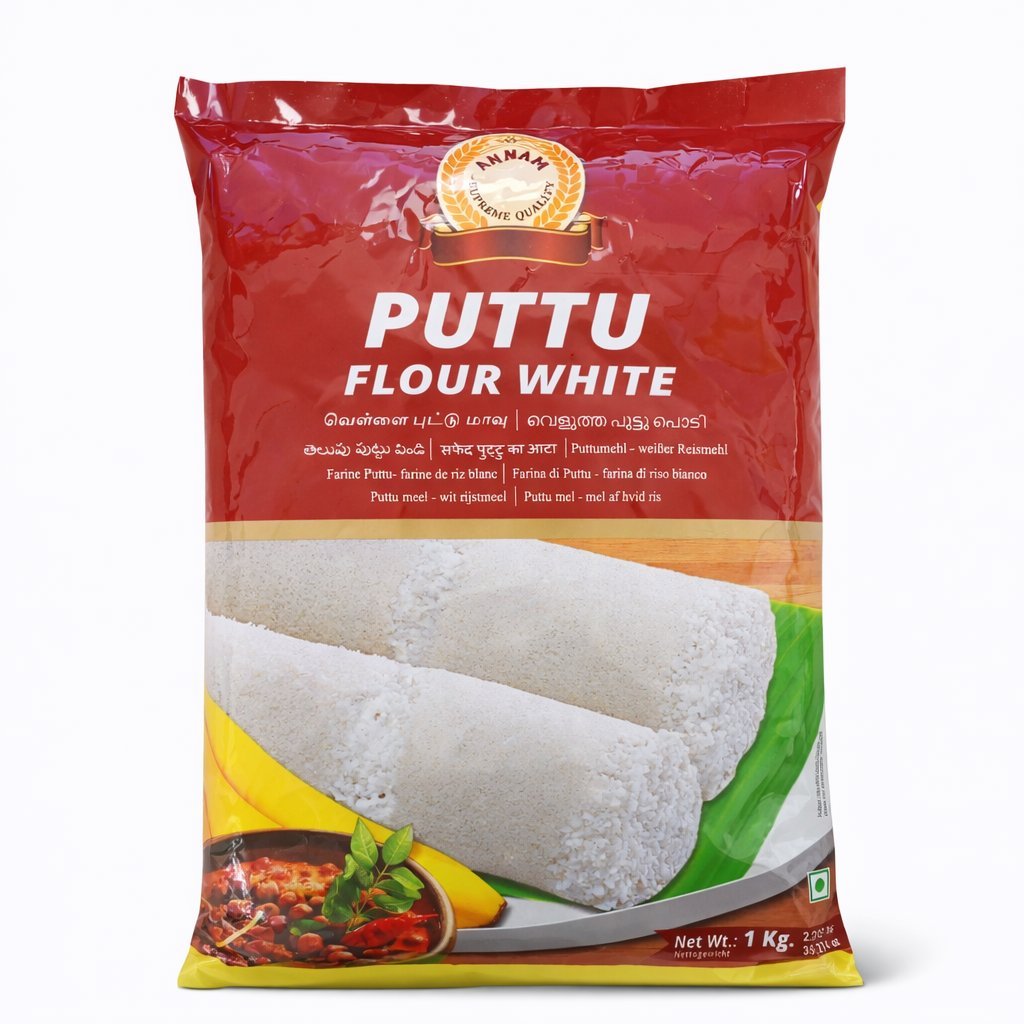 Mąka do puttu Annam Puttu 1kg - mąka ryżowa z białego ryżu lekka