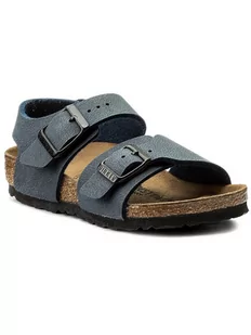 Birkestock Sandały New York Kids Bf 0087773 Granatowy - Buty dla dziewczynek - miniaturka - grafika 1