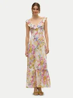 Sukienki - Vero Moda Sukienka letnia Dicthe 10323628 Kolorowy Regular Fit - miniaturka - grafika 1