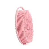 Szczotki do masażu - TEMU Silikonowa szczotka do kąpieli, dwustronny peeling do ciała, głęboko oczyszczająca i egzfoliująca szczotka do prysznica, nieelektryczna, - miniaturka - grafika 1