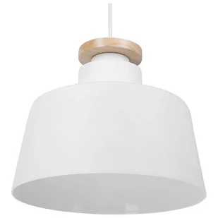 Beliani Lampa wisząca Lampa wisząca metalowa biała DANUBE 76889 - Lampy sufitowe - miniaturka - grafika 1