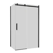 Kabiny prysznicowe - Kabina prysznicowa Laurena 140x90x200cm szkło dymione profil szary mat Wellneo - miniaturka - grafika 1