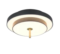 Lampy sufitowe - KEATON 640210180 plafon LED 34,5W CCT 3stepDim wykończenie czarny / złoty - miniaturka - grafika 1