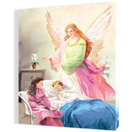 Ikony i obrazy sakralne - Obraz religijny na płótnie Anioł Stróż - miniaturka - grafika 1