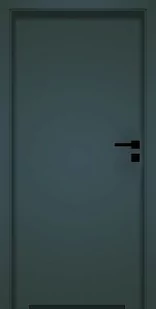 Skrzydło łazienkowe Haptic 90 prawe czarny - Drzwi wewnętrzne - miniaturka - grafika 1