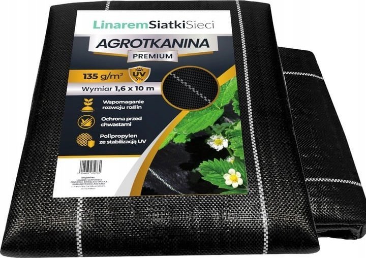 Linarem SiatkiSieci 135G 1,6x10m PREMIUM UV 3%