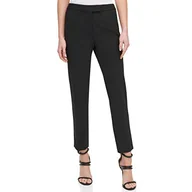 Spodnie damskie - DKNY Damskie spodnie podkładu Slim Business Casual Pants, czarny, 30 - miniaturka - grafika 1