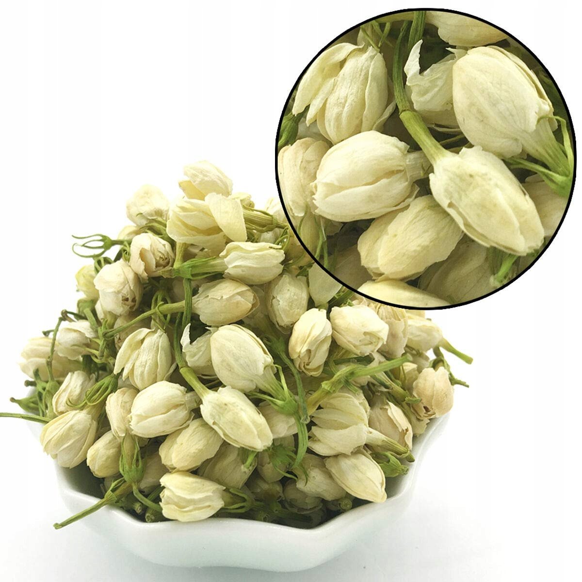 Jaśmin lekarski Jasminum Mo LI Hua kwiat susz 25g