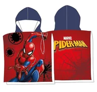 Okrycia kąpielowe dla dzieci - Ręcznik plażowy dziecięcy poncho 55x110 Spiderman - miniaturka - grafika 1
