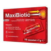 Apteczki i materiały opatrunkowe - Polfa MAXIBIOTIC 10 saszetek po 1 g maść 4064812 - miniaturka - grafika 1