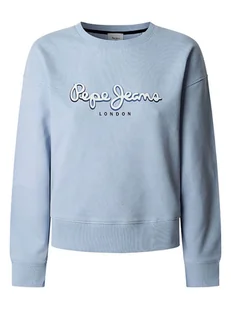 Pepe Jeans Bluza "Maddy" w kolorze błękitnym - Bluzy damskie - miniaturka - grafika 1