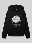 Swetry dla chłopców - Bluza z kapturem o kroju regular fit z mieszanki bawełny - miniaturka - grafika 1