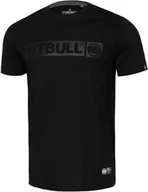 Koszulki sportowe męskie - Pitbull T-shirt All Black Camo Hilltop Black - miniaturka - grafika 1