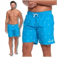 Kąpielówki męskie - SZORTY PLAŻOWE KRÓTKIE SPODENKI KĄPIELOWE MĘSKIE KĄPIELÓWKI NA LATO MORAJ L - miniaturka - grafika 1