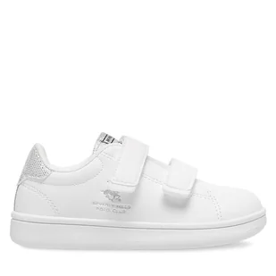 Sneakersy Beverly Hills Polo Club V12-761(III)DZ Biały - Buty dla dziewczynek - miniaturka - grafika 1