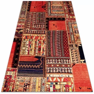 Modny dywan winylowy Patchwork abstrakcja 140x210 cm - Dywany - miniaturka - grafika 1