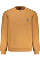 Bluzy męskie - BLUZA MĘSKA BEZ ZAMKA, BRĄZOWA LEE - miniaturka - grafika 1