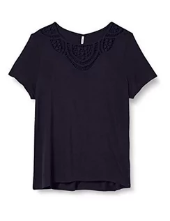 Koszulki i topy damskie - ONLY Onllovely Life S/S Crochet Top JRS t-shirt damski - grafika 1