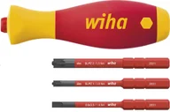 Śrubokręty - Zestaw wkrętaków VDE 4-częściowy do trzpieni wymiennych slimVario electric SoftFinish Wiha - miniaturka - grafika 1