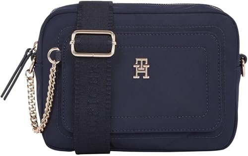 Tommy Hilfiger Damska torba na aparat TH Spring AW0AW16900 Crossover, niebieska (Space Blue), Niebieski (Space Blue)