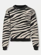 Swetry dla chłopców - Kids ONLY Sweter 15320387 Czarny Regular Fit - miniaturka - grafika 1