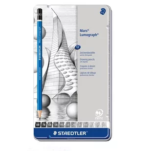 Staedtler Ołówki szkicowe Lumograph 8B-2H - Ołówki - miniaturka - grafika 1