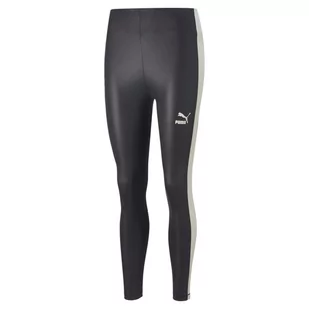 Legginsy damskie Puma T7 HIGH WAIST SHINY czarne 53622601-XS - Legginsy - miniaturka - grafika 1