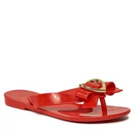 Buty dla dziewczynek - Japonki Melissa Mini Melissa Harmonic Hot Inf 33945 Red AO911 - miniaturka - grafika 1